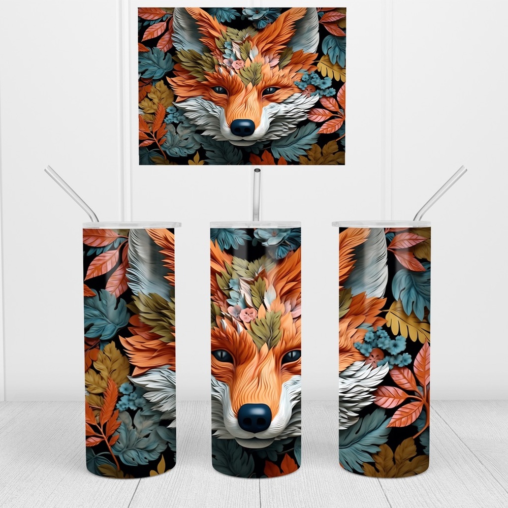 Fox Design Tumbler - Multicolor